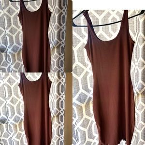 Slimming Brown body con dress